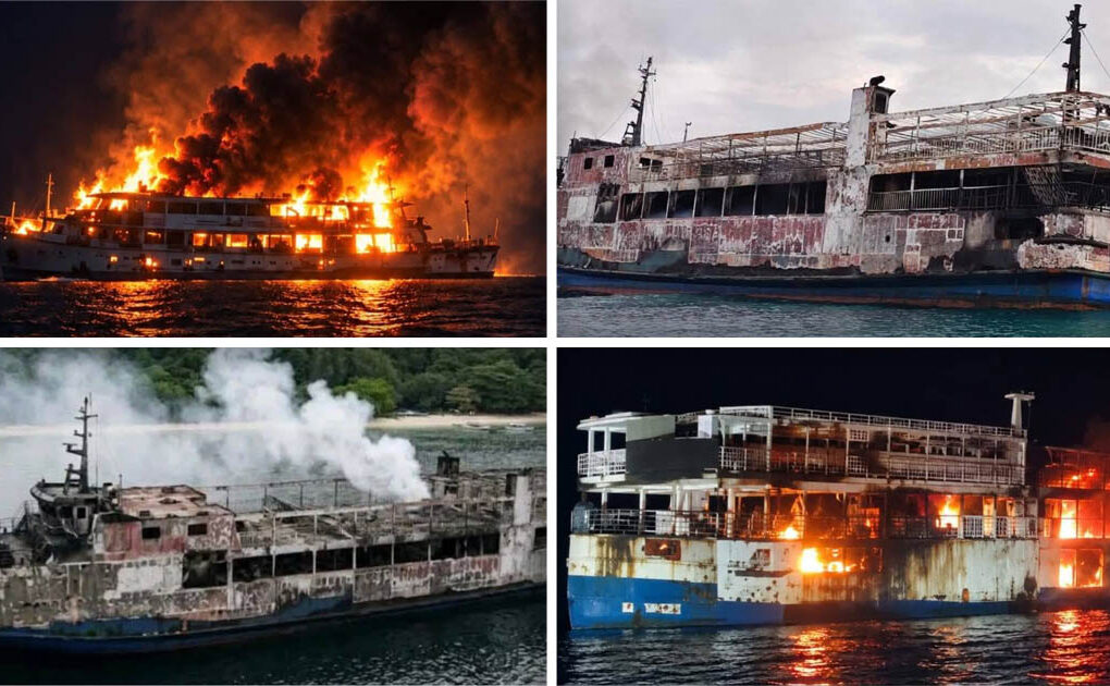 MV June Aster fire