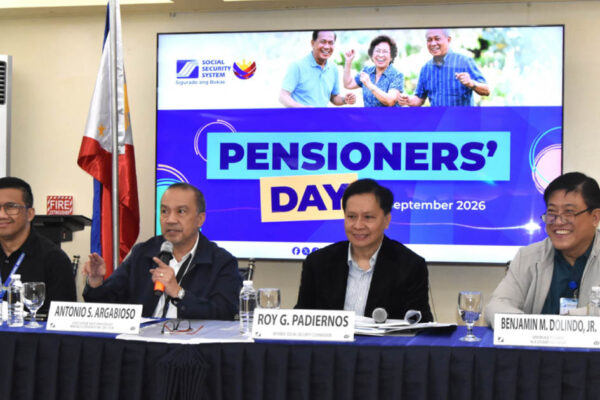 4,000 pensiyonado pinarangalan ng SSS
