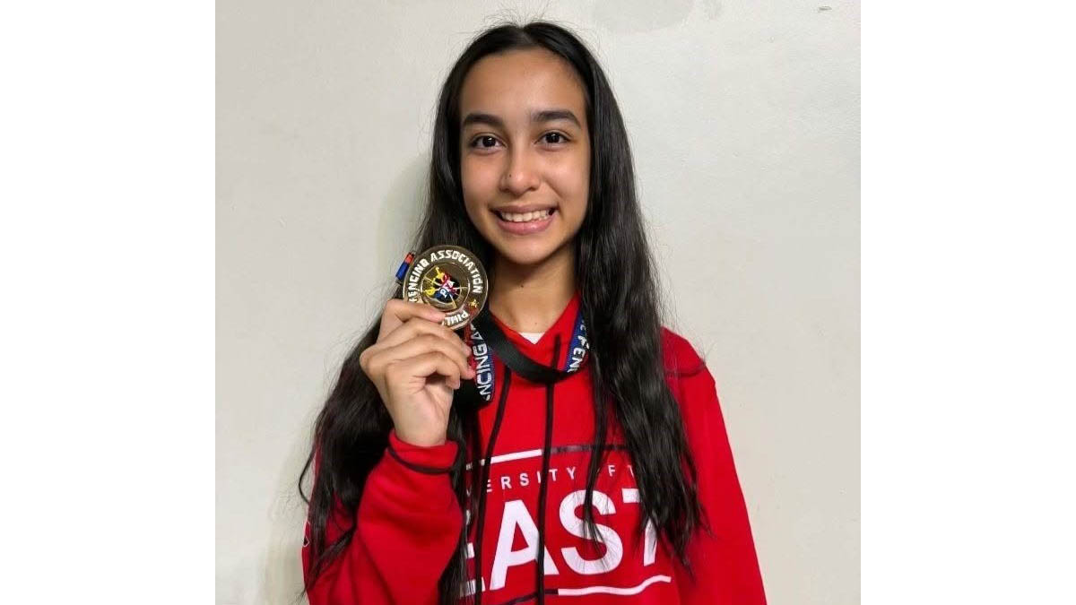 Christine May Morales Cadet Foil Fencing