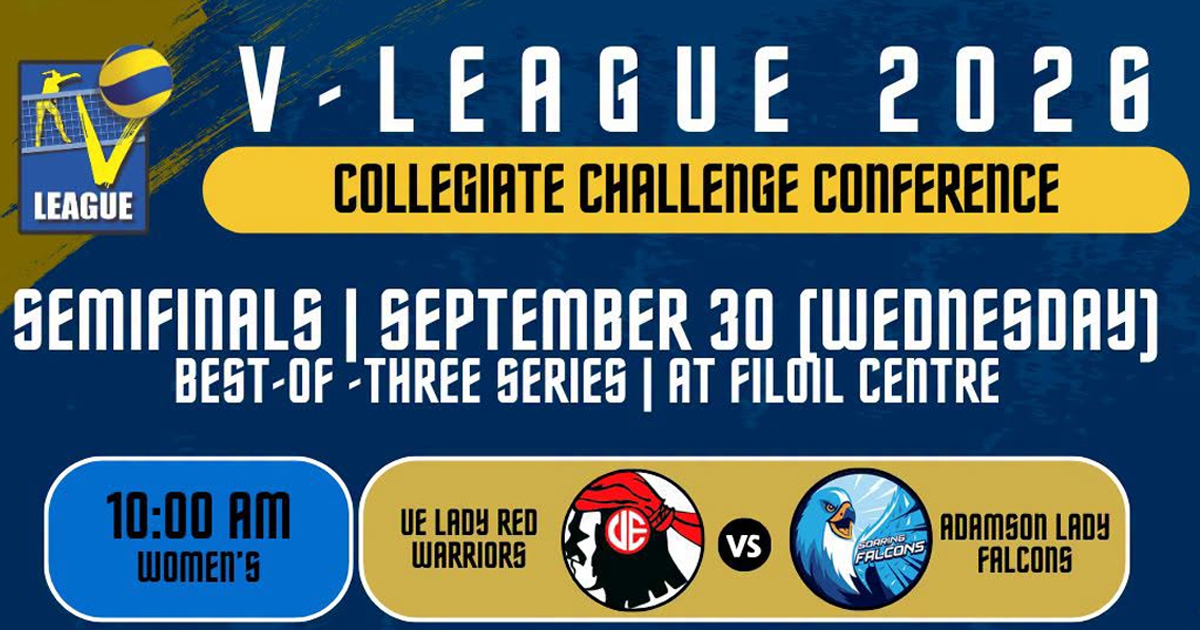 UE Lady Warriors Adamson Lady Falcons V-League Collegiate Challenge