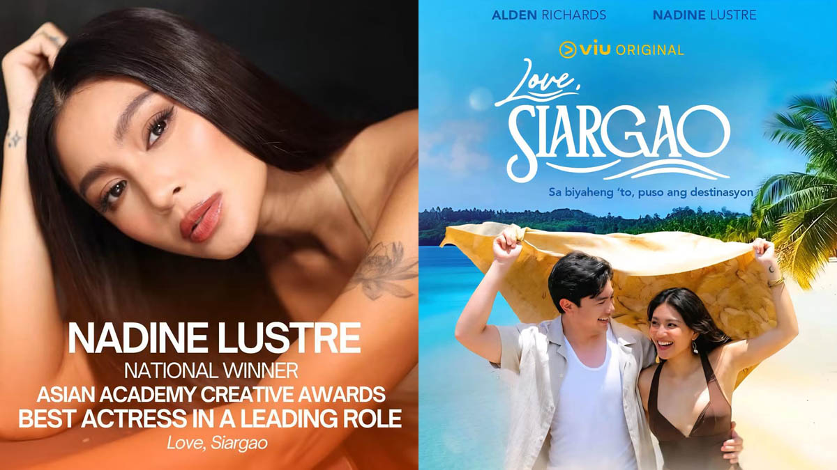 Nadine Lustre Love Siargao Alden Richards