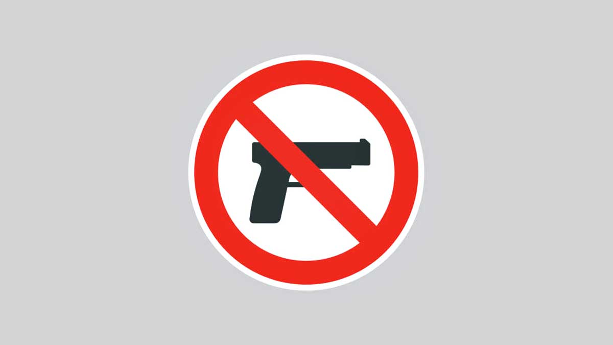 No Firearms No Gun