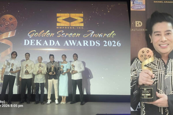 Vince Tanada sa Dekada Award ng MMPress: I will treasure for the rest of my life