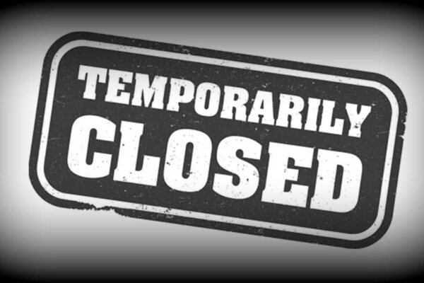 temporary closed
