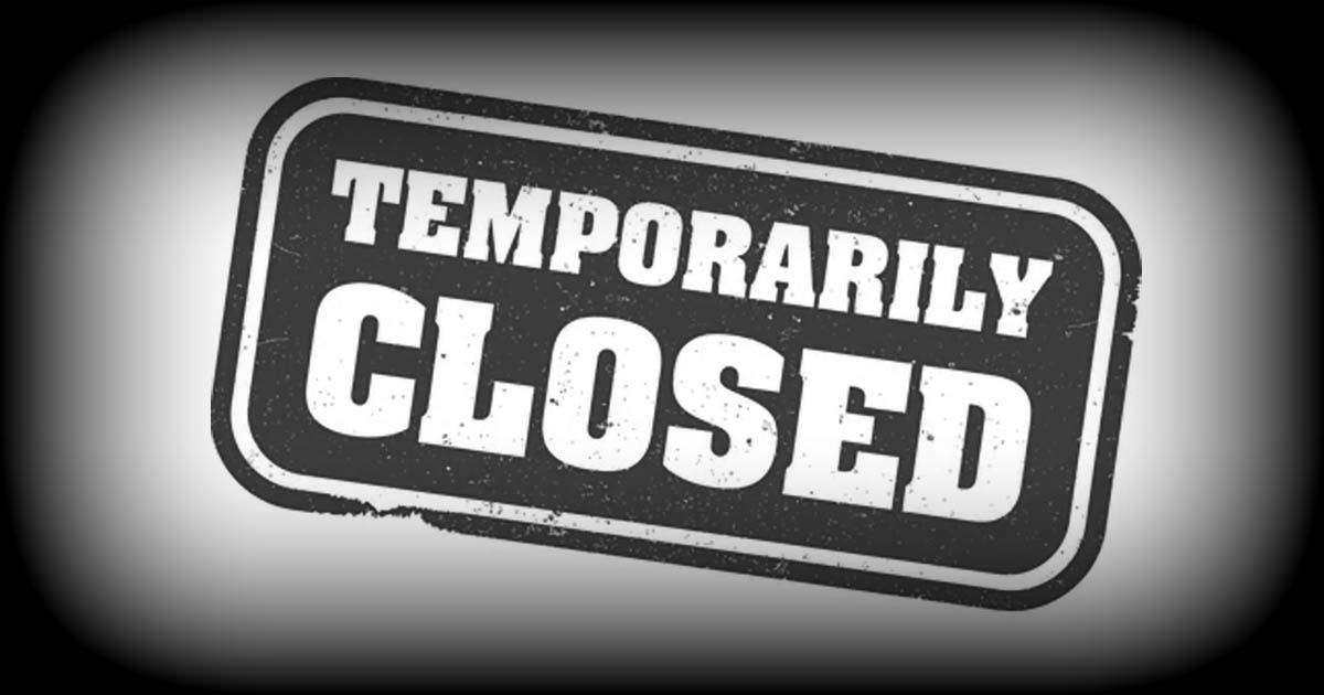 temporary closed