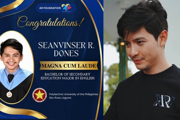 Alden proud sa scholar na gumradweyt na Magna Cumlaude