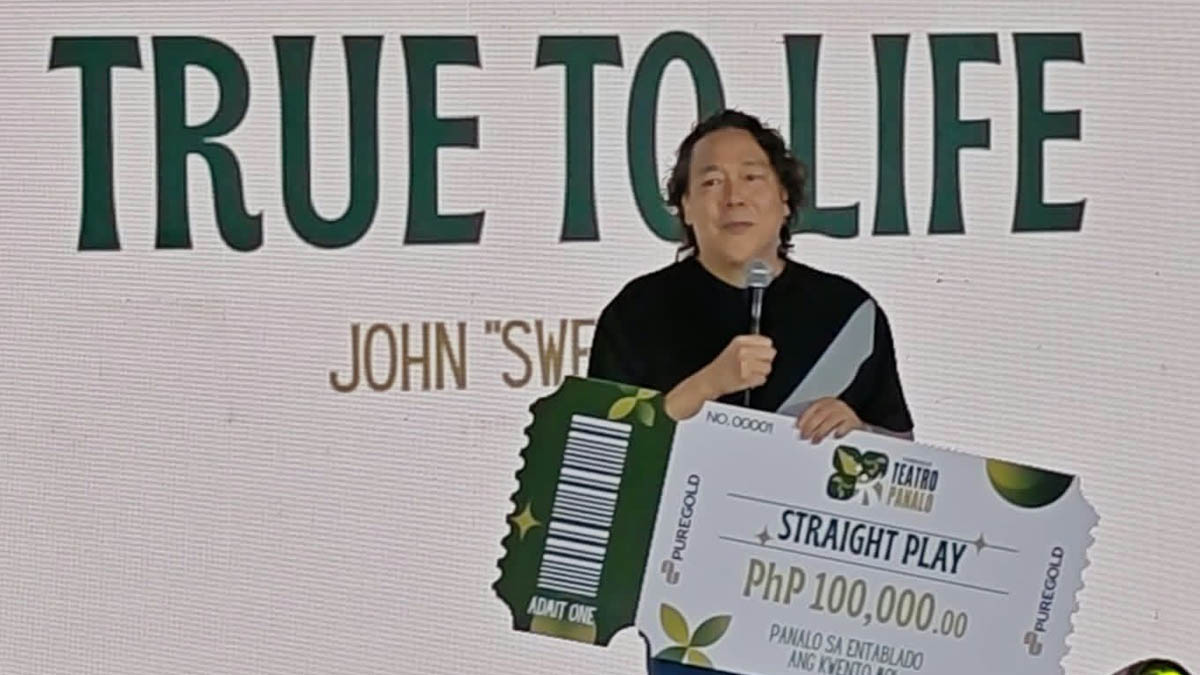 John Sweet Lapus Puregold Teatro Panalo Festival True to Life