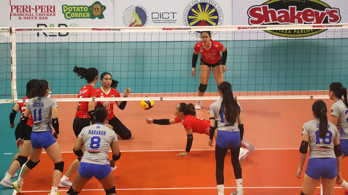 San Beda Lady Red Spikers vs Arellano Lady Chiefs Shakeys Super League SSL Unity Cup